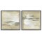 Stupell Industries Neutral Reflections in Earth Tones 2pc Framed Giclee Set By June Erica Vess